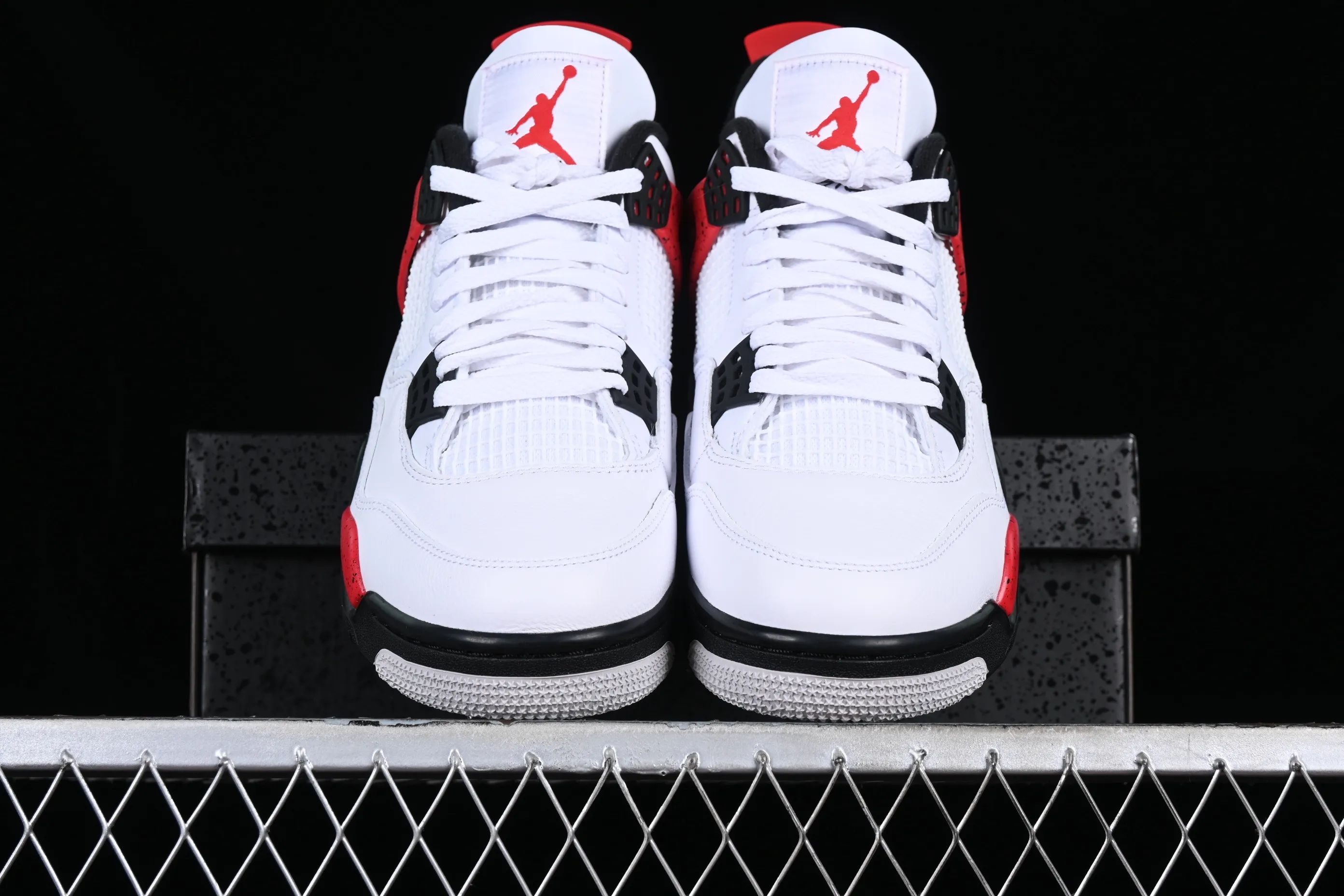 All categories Air Jordan Jordan series basketball shoes Air Jordan 4 LJR version Air Jordan 4 Red "Cement" AJ4 Joe 4 red cement reverse flame red DH6927-161